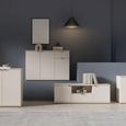 Ganymede TV Unit - 2 Door - 1 Drawer - 129.8cm - Sand