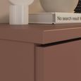 Ganymede TV Unit - 2 Door - 1 Drawer - 129.8cm - Terracotta