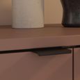 Ganymede TV Unit - 2 Door - 1 Drawer - 129.8cm - Terracotta