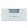 Ganymede TV Unit - 2 Door - 2 Drawer - 129.8cm - Light Grey