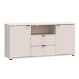 Ganymede TV Unit - 2 Door - 2 Drawer - 129.8cm - Sand