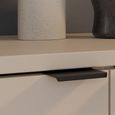 Ganymede TV Unit - 2 Door - 2 Drawer - 129.8cm - Sand