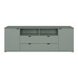 Ganymede TV Unit - 2 Door - 2 Drawer - Wide - 179.5cm - Sage Green