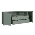 Ganymede TV Unit - 2 Door - 2 Drawer - Wide - 179.5cm - Sage Green