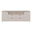 Ganymede TV Unit - 2 Door - 2 Drawer - Wide - 179.5cm - Sand