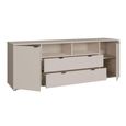 Ganymede TV Unit - 2 Door - 2 Drawer - Wide - 179.5cm - Sand