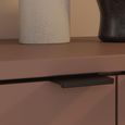 Ganymede TV Unit - 2 Door - 2 Drawer - Wide - 179.5cm - Terracotta