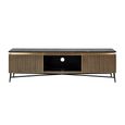 Ironville Brass Ribbed Large TV Unit