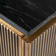Ironville Brass Ribbed Large TV Unit