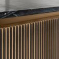 Ironville Brass Ribbed Large TV Unit