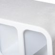 Geo White TV Cabinet - 160cm - Medium - Geometric Design