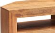 Ajmer Light Mango Wood 100cm Corner TV Unit