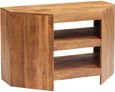 Ajmer Light Mango Wood 100cm Corner TV Unit