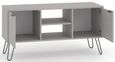 Augusta Grey TV Unit with Hairpin Legs