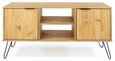 Augusta Pine TV Unit with Hairpin Legs