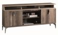 Matera TV Unit - Wood Grain Gloss
