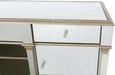 Apollo Large Storage TV Unit - Champagne Gold Mirrored