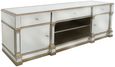 Apollo Large Storage TV Unit - Champagne Gold Mirrored