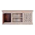 Arezzo TV Unit - 2 Door - Mango Wood