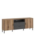 Arundel Oak Effect 2 Drawer Medium TV Unit