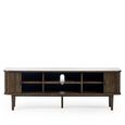 Arya Ribbed Dark Oak TV Unit - 160cm