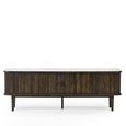 Arya Ribbed Dark Oak TV Unit - 160cm