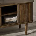 Arya Ribbed Dark Oak TV Unit - 160cm