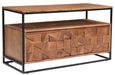 Axis Acacia Wood TV Unit - 103cm - Geometric