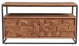Axis Acacia Wood TV Unit - 103cm - Geometric