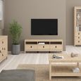 Barcelona Jackson Hickory Oak 3 Drawer TV Unit