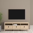 Barcelona TV Unit - 3 Drawer - 151.4cm - Jackson Hickory Oak