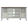 Bergen Grey Washed Oak & Soft Grey Corner Entertainment Unit - 32in