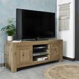 Turin Light Oak Entertainment Unit - Up to 55in
