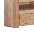 Moderna Corner TV Unit - 1 Drawer - Oak