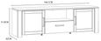 Bohol White 166cm TV Unit