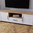 Bohol White 166cm TV Unit