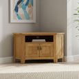 Burford Corner TV Unit - 125cm - Oak