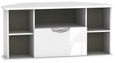 Camden White Gloss 115cm Corner TV Unit