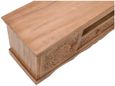 Carved Mango Wood 140cm TV Unit