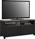 Castro TV Cabinet in Weathered Oak and Black - 1753296PCOMUK