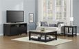 Castro TV Cabinet in Weathered Oak and Black - 1753296PCOMUK