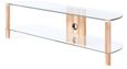 Ceiba Clear Glass 150cm TV Stand - ADCE1500-LO