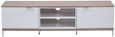 Chaves White / Light Oak 160cm TV Cabinet - ADCH1600-WHT