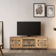 Chieti TV Unit - Mango Wood - Painted - Storage Style