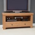 Bordeaux TV Unit - 2 Drawer - Oak