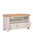 Clarion TV Unit - 1 Drawer - Corner - Oak and Grey