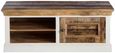 Coastal White and Wood 110cm TV Cabinet