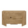 Compton Corner TV Unit - 1 Door - Oak
