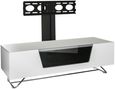 Conway 120cmm TV Stand with Bracket in White - CRO2-1200BKT-WH