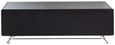 Conway Concept 120cm TV Stand in Black with Speaker Mesh Front - CRO2-1200CPT-BLK